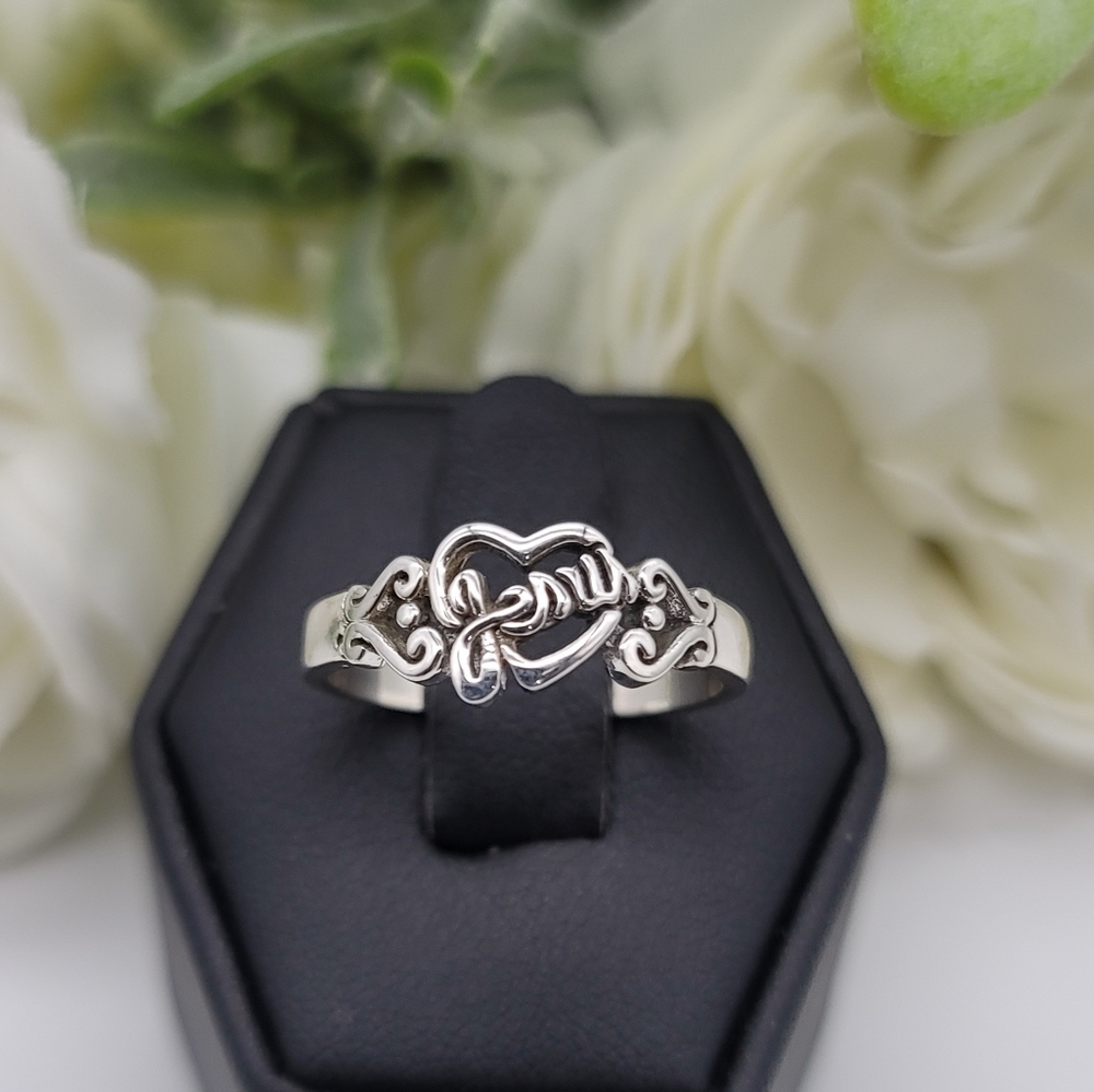 ✝️ JESUS LOVES ME, S925 RING - Picture 6 of 6